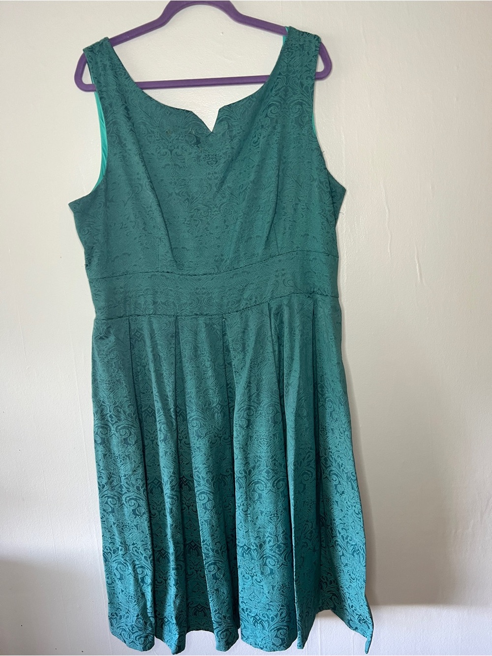 Lindy Bop Teal Sleeveless Fit & Flare Dress and Jacket Set. Vintage 50’s Style